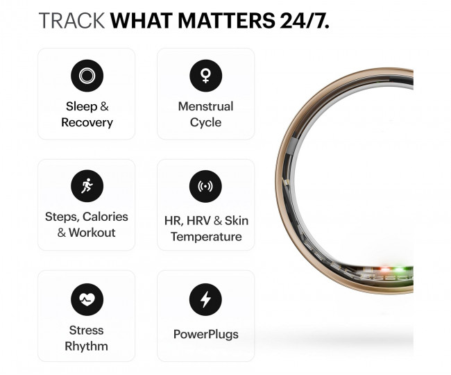 Умное кольцо ULTRAHUMAN Ring AIR (Brushed Rose Gold)